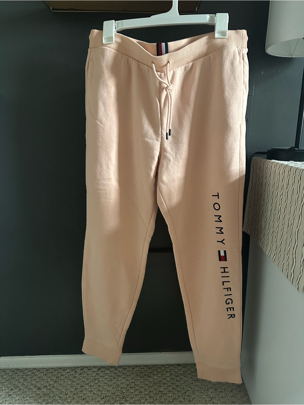 Tommy Hilfiger Peach Logo Sweatpants